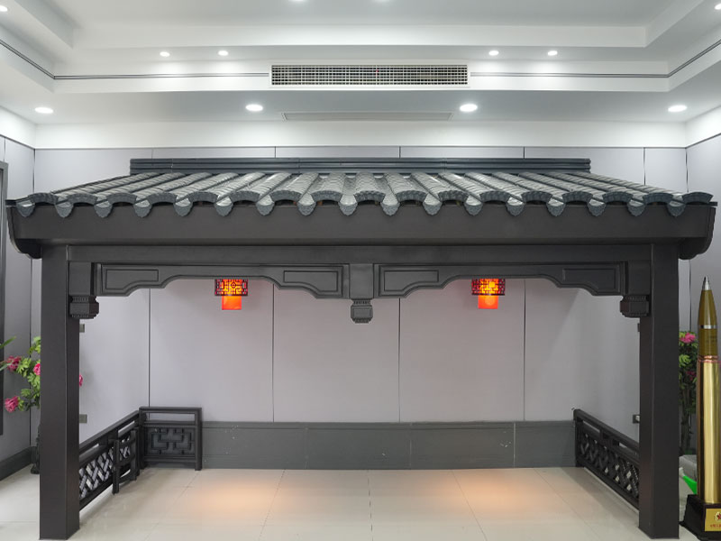 Piastrella di copertura in metallo antico in Indigo Metal Antique in stile Manganese in alluminio