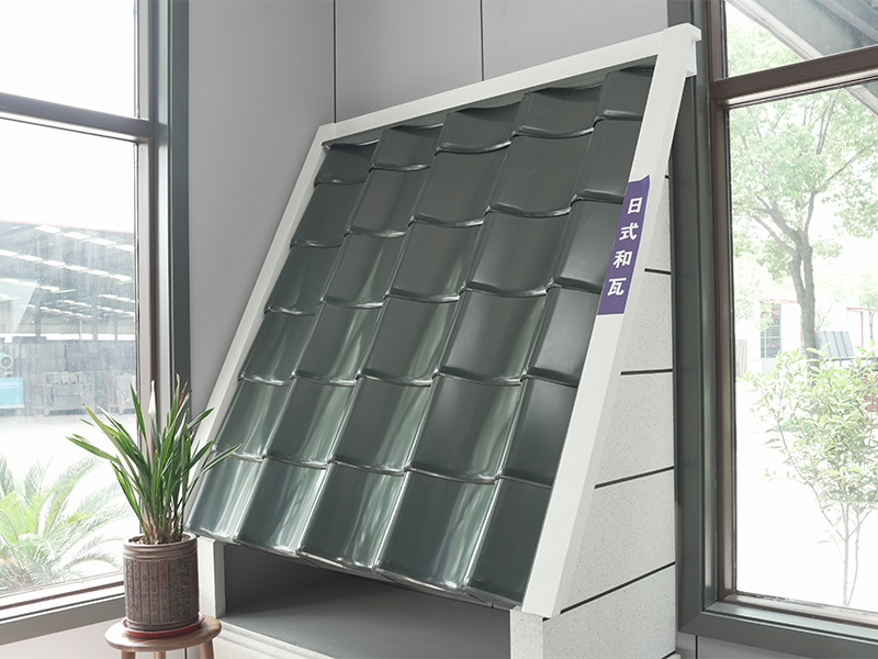 Piastrella in metallo in stile giapponese in stile giapponese in alluminio